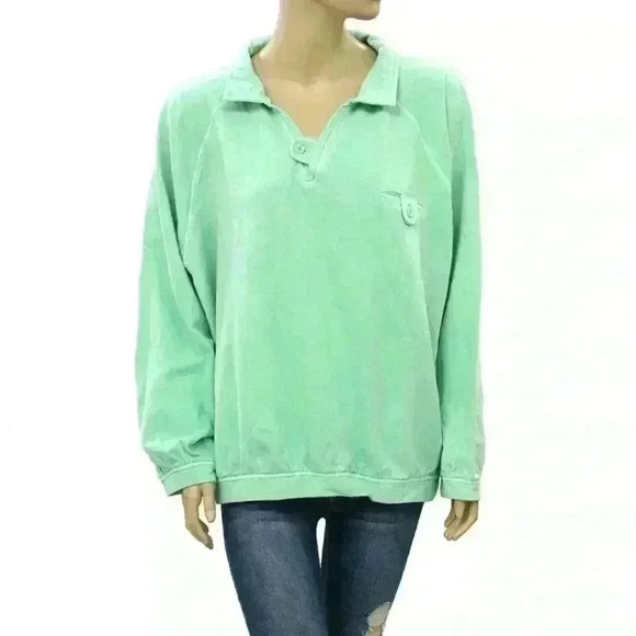 Urban Outfitters Out From Under Pullover Green Oversized Sweater Size Large - Picture 1 of 6